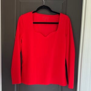 The Limited‎ Scarlet Long Sleeve Top